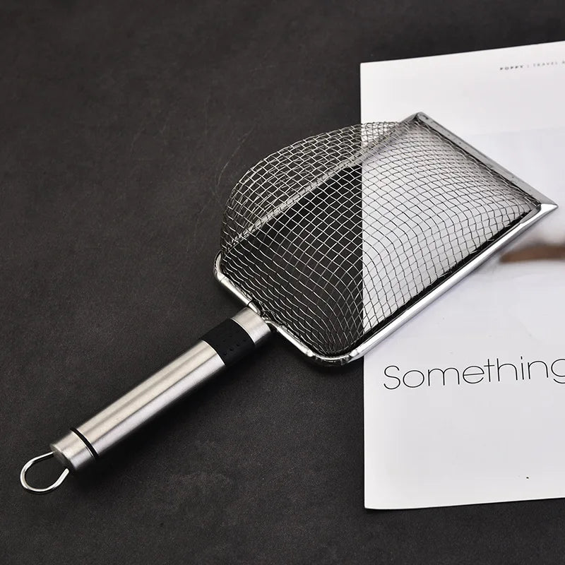 Pá Resistente em Aço Inox para Limpeza Rápida e Precisa