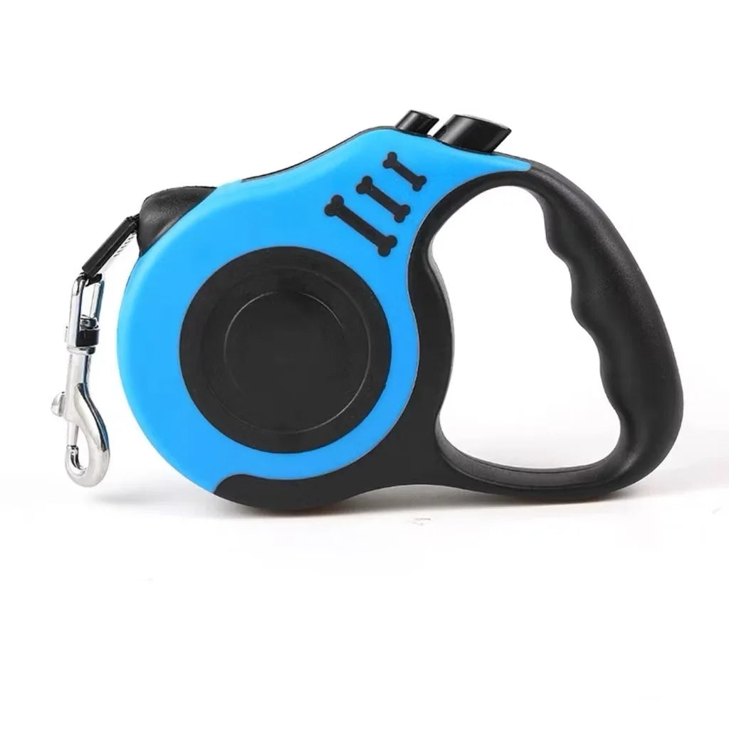 Guia Retrátil 5m com Trava Segura para Passeios Mais Livres