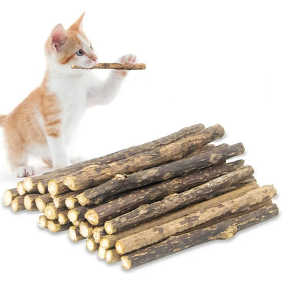 Kit Matatabi Natural que Limpa os Dentes e Relaxa seu Gato