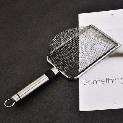 Pá Resistente em Aço Inox para Limpeza Rápida e Precisa