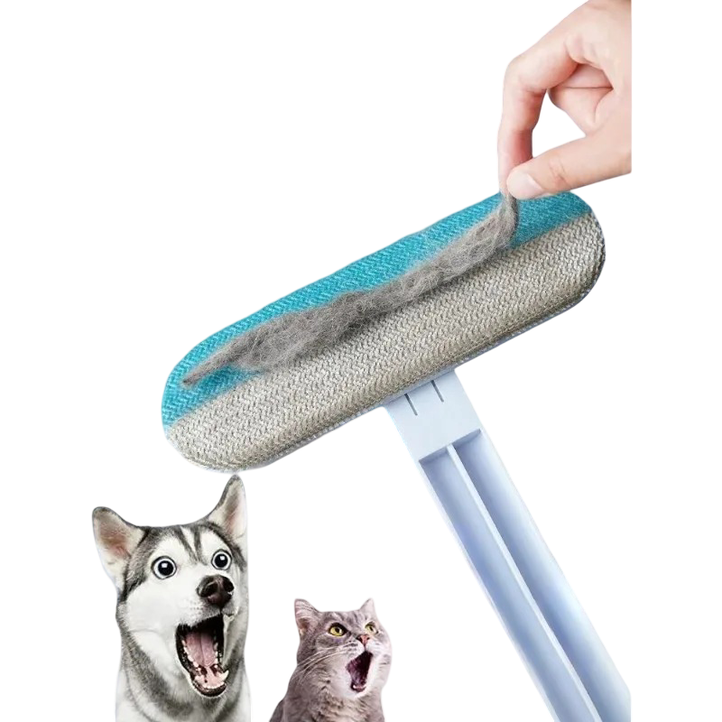 Escova Removedora de Pelos que Limpa Rápido sem Esforço