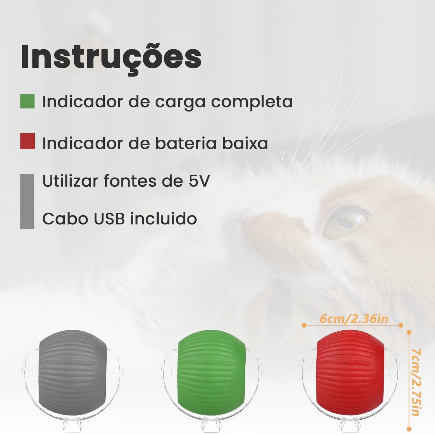 Bola Interativa Inteligente que Estimula o Instinto de Caça