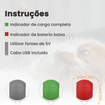 Bola Interativa Inteligente que Estimula o Instinto de Caça