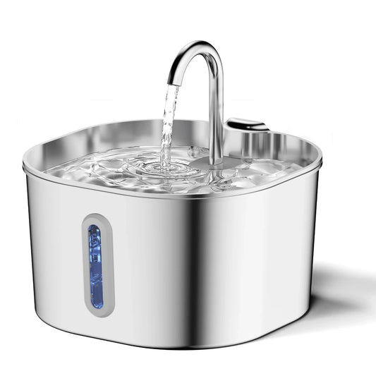 Fonte Automática 2,2L em Aço Inox que Mantém Água Sempre Fresca